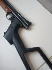 NOS CROSMAN AMERICAN CLASSIC 1377 AIR PISTOL W/ MODEL 1399 CUSTUM SHOULDER STOCK