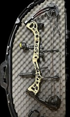 Bear Archery VAST Compound Bow 70lb RH Camo Trophy Ridge Sight With Case