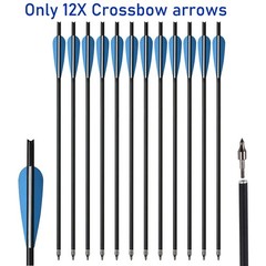 20 Inch Hunting Crossbow Bolts Crossbow Arrows OD8.8mm +/OR Broadhead Shooting