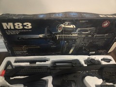 Double Eagle M83 A2 Electric Airsoft Rifle 37″ overall + Ammo