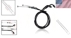 FLYPIG Throttle Cable Push & Pull Set For Honda Shadow 500 700 800 1100 ACE 750