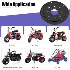 Black Split Sprocket Adapter For Predator 212cc 196cc 97cc 79cc CT200U CT100U