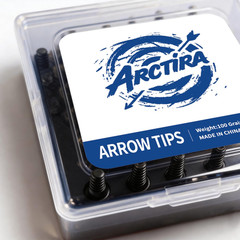 25 PCS Archery Arrow Tips for Archery Target Practice 100/125 Grain Arrowhead Sc
