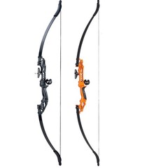 Archery 54″ Recurve Bow / Arrows / Bag for Adult Beginner Hunting Target 20-55lb