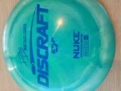 5X Paige Pierce ESP NUKE 173g Green Swirls OVERSTABLE Discraft Disc Golf Driver