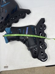 Hawk Roll USA Inline Skates Men’s/Boy’s Size 5 Black/Blue Rollerblades With Box