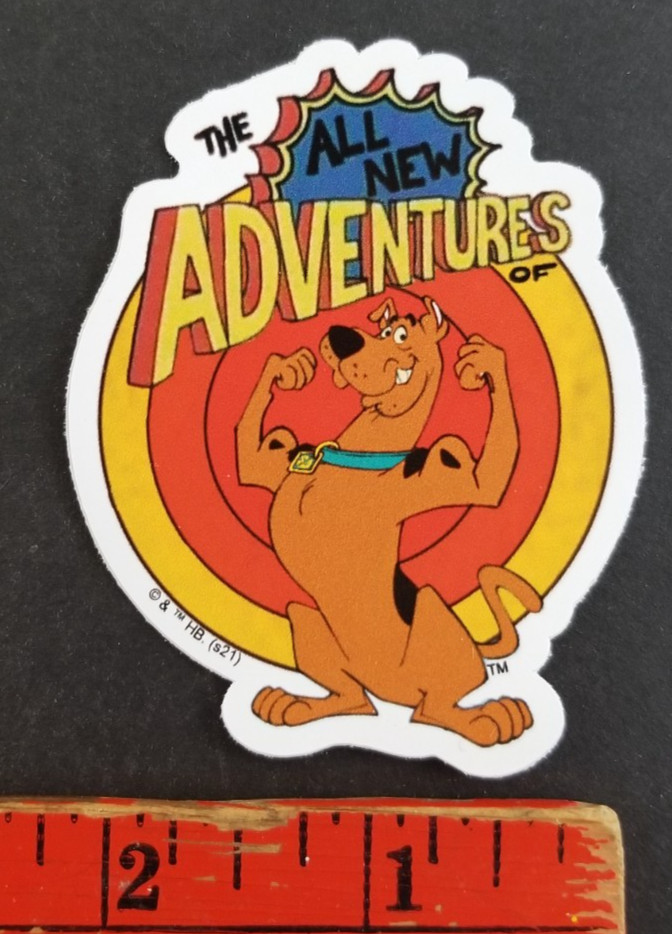 Scooby Doo Cartoon Skateboard Sticker