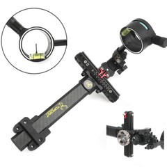 TX9610 Compound Bow Sight Carbon Rod Adjustable Competition Archery Target Shoot