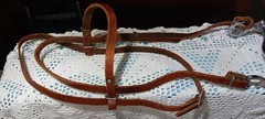 New Leather Horse Bridle Wih Bit Used For Decor Purposes Unknown Type