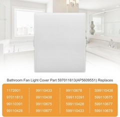 Light Lens Fit for Broan,Bathroom Light Cover Replacement Part