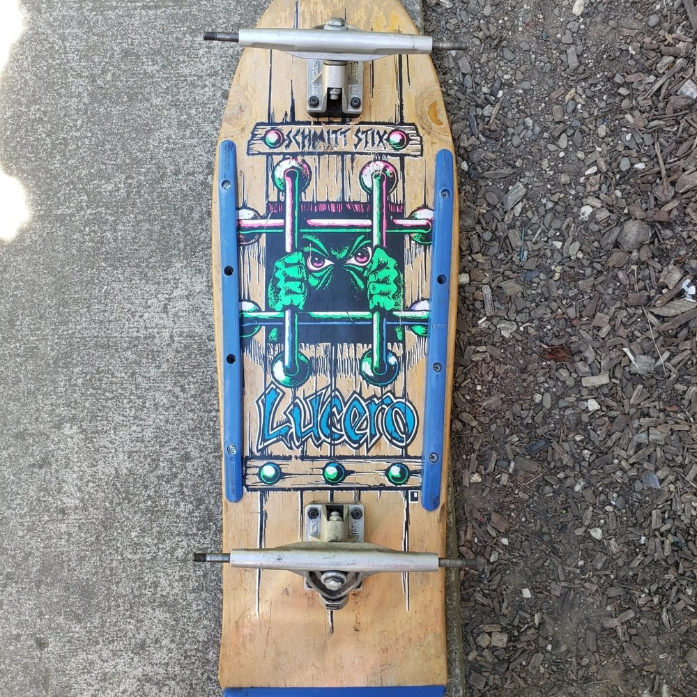 Orignial SCHMITT STIX Jailbird Lucero Skateboard Deck Rare