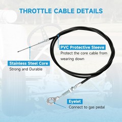 71 inch Go Kart Throttle Cable Throttle Linkage Kit For Predator 212cc GX160