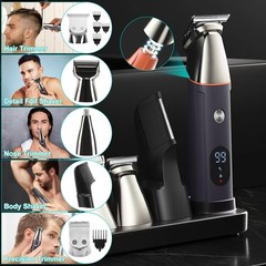 Mens 6 in 1 Grooming Kit Hair Trimmer Set FREE SHIP