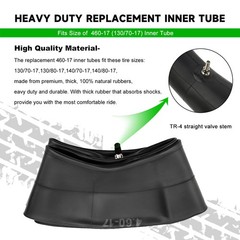 460-17 Inner Tube 130/80-17 Motorcycle Heavy Duty Tire Inner Tube for 130/70-17