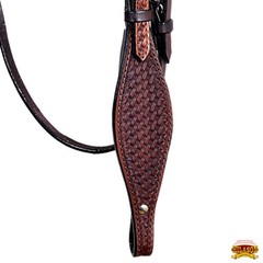 C–SET Western Horse Headstall Breast Collar Set Tack American Leather Hilason