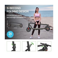 Adult Electric Scooter High Speed 25KM/H Long Range Folding E-scooter Waterproof