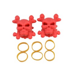 2pcs Archery Skull Stabilizer Compound Bow Limbs Rubber Shock Absorber Hunting