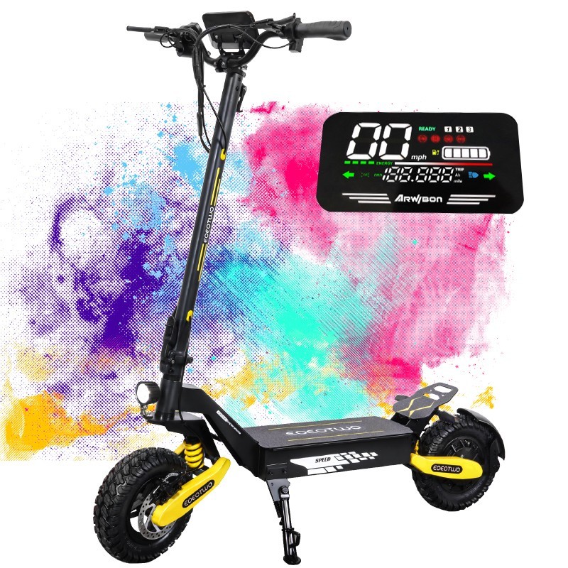 All Terrain Electric Scooter for Adults 1200W 30MPH Fast Off-Road E-Scooter UL