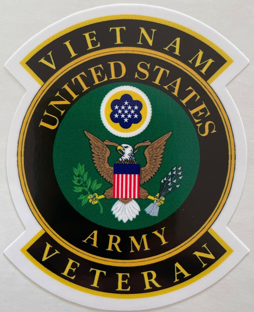US Army Vietnam Veteran Sticker Waterproof New D211