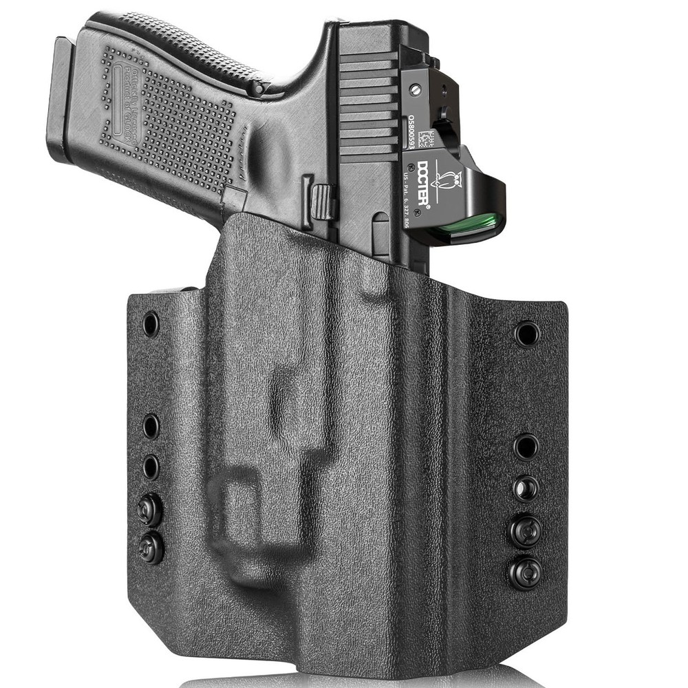 WARRIORLAND OWB Kydex Holster w/Optic Cut, Compatible with Glock 17/19 Gen3-5…