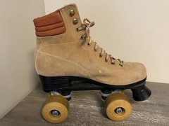 Vintage Free Former Roller Skates Brown Suede Men’s Size 6 Women’s 8