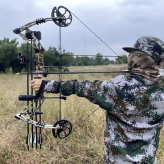 Archery Compound Bow Set 0-70 LBS, Draw Length 16.5-30, IBO up to 325 fps, Hunti