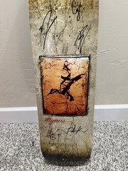 10 Years Band Autographed Signed Skateboard