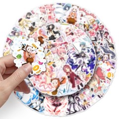 Mix 10/50 PCs Puella Magi Madoka Magica Anime Luggage Doodle Car Gift Stickers
