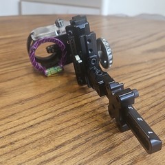 CBE Engage Archery Compound Bow Sight Kit w/ Scope Housing, Black