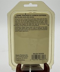 Game Tracker’s Carbon Express In-Line Red Nocks NOS 8 Grains Pkg Of 12