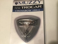 ⭐ NEW ⭐ 1 pack ⭐ Muzzy 3 BLADE Trocar 100 Grain Archery Hunting Fixed Broadhead⭐