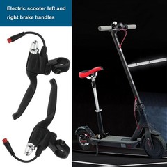LT Easiyl 1 Pair Electric Scooter Brake Lever, Left show as picture, Black
