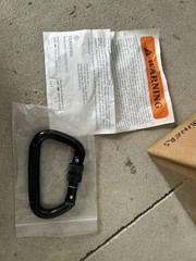CMC Rescue Classified 40kN Screw Lock Aluminum Carabiner NFPA New in Bag