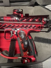 Inception Designs Ripper Autococker Red / Black Complete Paintball Marker
