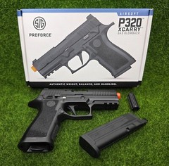 Sig ProForce P320 XCARRY Semi-Auto 6mm BB Airsoft Gun Green Gas – AIR-PF-320XCA