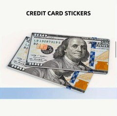 Lot x4 Hundred Dollar Bill USA Currency Money Credit Debit Card Skin Sticker 221