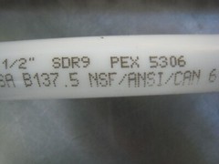 8 yes 8 Pex Stick, White, 1/2-In. Copper Tube x 2-Ft. -U860W2 MADE USA