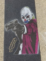 Mob Skateboard Grip Tape Joker Batman Dark Knight Clown Heath Ledger Disorder