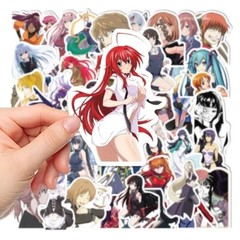 50 Mixed Heroine Demon Slayer Naruto Dragon Ball Anime Waifu Sticker Vinyl Decal