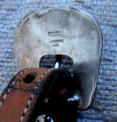 Beautiful Cowperson Tack Studded Silver Brass Copper Red Stones Horse Headstall