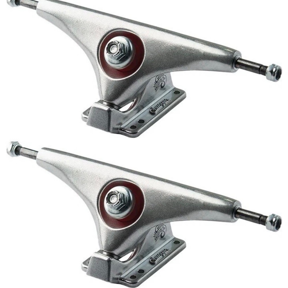 GULLWING CHARGER LONGBOARD TRUCKS – SILVER 10″ Set of 2