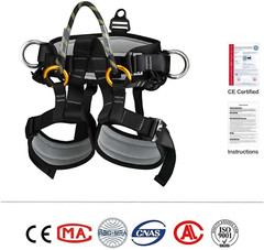Climbing Belts, Thicken Professional Large Size Safety Seat Belts for Tree Climb