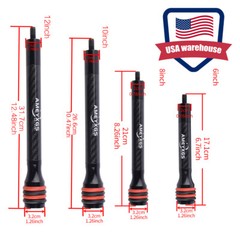 6-12» Compound Bow Stabilizer Shock Absorber Silencer Hunting Shooting Target