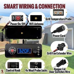 WiFi Controller Combo Set Replacement for Masterbuilt Gravity Series 560/800/…