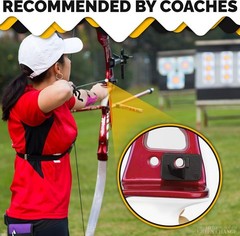 Efficient Recurve Bow Accessories – 6 Pcs Self-Adhesive Arrow Rests for Archers
