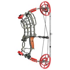 US Compound Bow Short Axis 30-70lbs Dual-use Steel Ball Arrow Hunting Fish RH LH