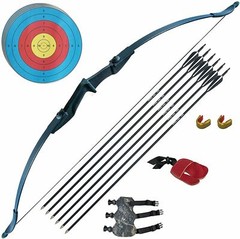 Takedown Recurve Bow Set Arrows Target Hunting Archery Kit 30/40 Lbs Accessary