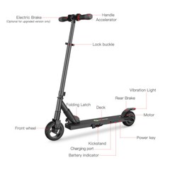 Electric Scooter Kids 250W Motor Long Range Safe Folding E-Scooter Refurbished