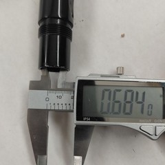 Custom Products 1 Piece CP Advantage Barrel Gloss Black .685 Autococker 16″