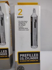 Sig Sauer CO2 Prefilled Cartridge 90 Gram -LOT of 3BXS Two Count Pack – AC-90-2